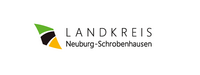 Abbildung Logo gelb schwarz grün und schwarze Beschriftung des Landkreises Neuburg-Schrobenhausen